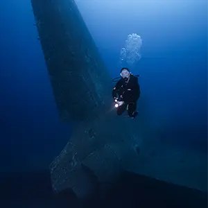advinture diver in aqaba