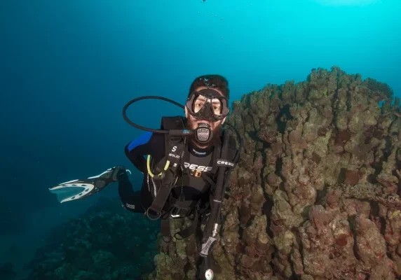 coral reef site