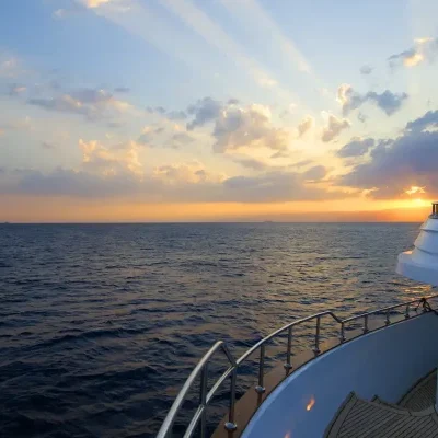 sunset sunset trip by boat